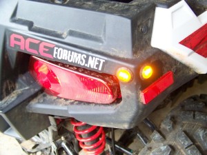 LED Turn Signal Kit on 2014 Polaris ACE